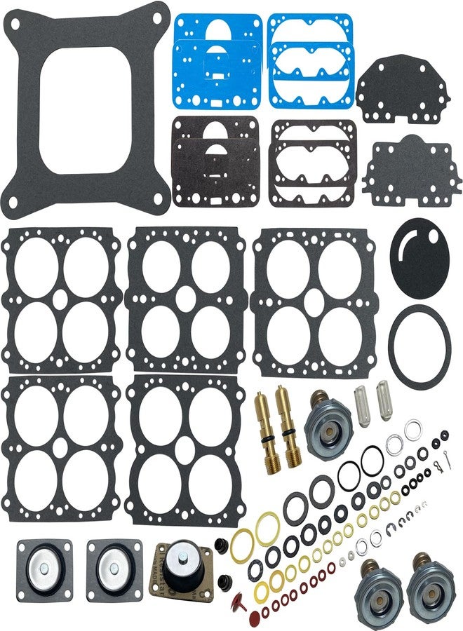 SeaEagles Carburetor Rebuild Kit Repacement For Holley Carburetor Renew Kits 37-485 For 4 BARREL,GASOLINE,DOUBLE PUMP,MODEL 4150,600,650,700,750,800,850 CFM - Image 1
