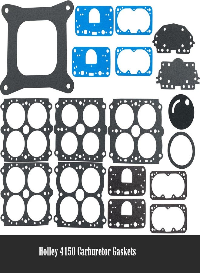 SeaEagles Carburetor Rebuild Kit Repacement For Holley Carburetor Renew Kits 37-485 For 4 BARREL,GASOLINE,DOUBLE PUMP,MODEL 4150,600,650,700,750,800,850 CFM - Image 2