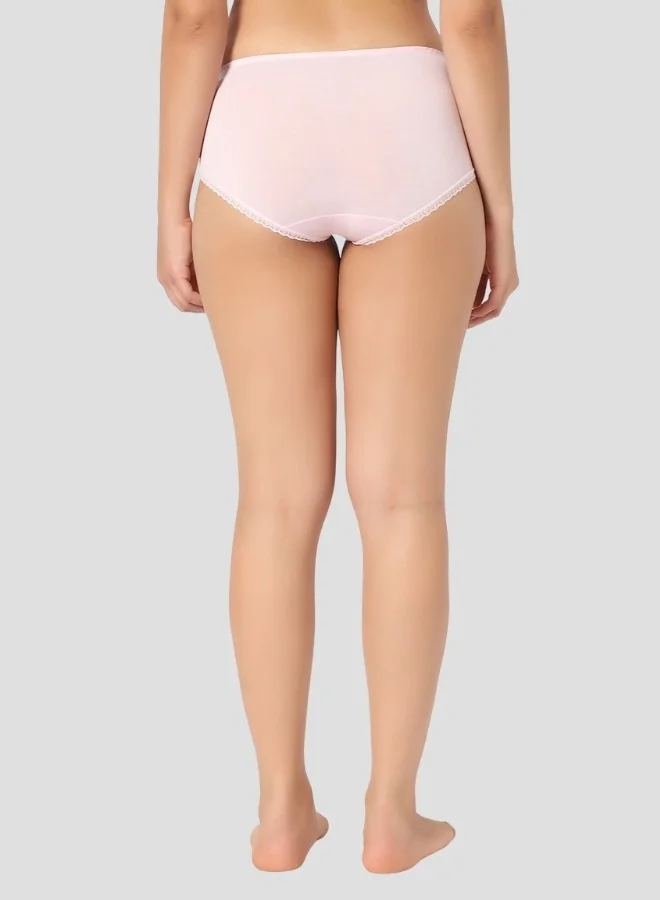 Intimate Queen pink Modal Bae Luxe Hipsters – Buttery Modal Bliss, Naturally Cooling | pH Balanced for Sensitive Skin (Pack Of 3) for Women | Best Price UAE