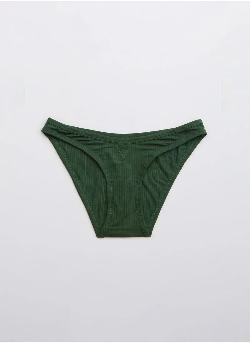 Aerie Ribbed High Leg Brief