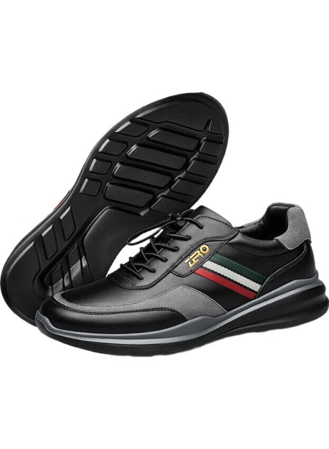 Zero أحذية رياضية عصرية للرجال تناسب جميع الأذواق أحذية خارجية مريحة بسُمك 40 باللون الأسود - Image 2