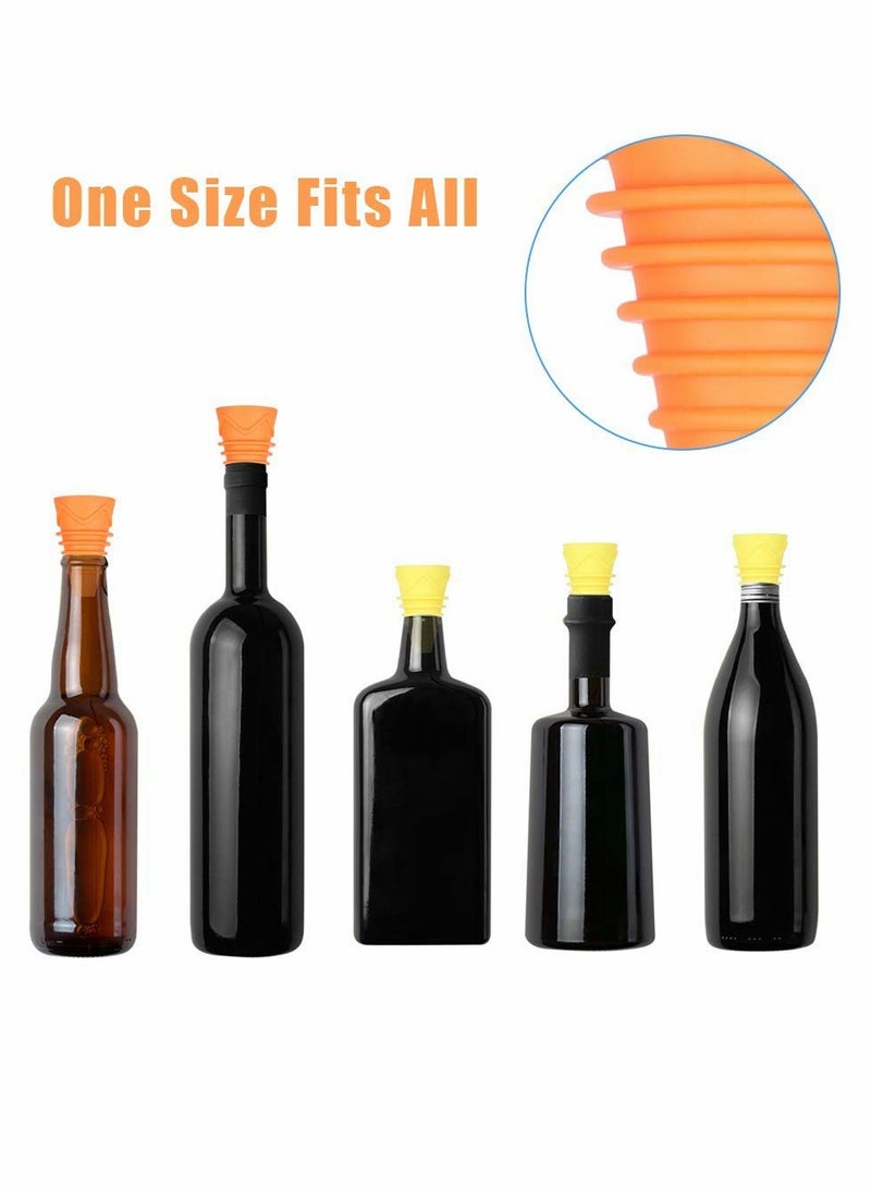Excefore Fruit Fly Traps 8Pcs Reusable Fly Traps House Fly Trap Indoor Protect The Plant for Fruit Fly Mosquito Whitefly Aphids Moth Use Non-Toxic Eco-Friendly for Home Kitchen Indoor Plants  - Image 2