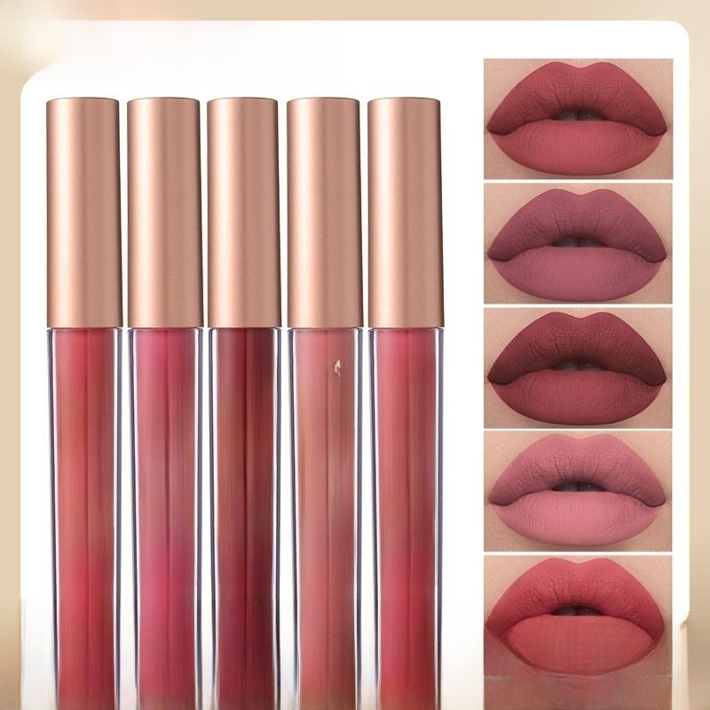 explosions 12 color lip glaze mist liquid lipstick waterproof matte non-stick Cup lasting lip gloss lip oil wholesale - Image 1