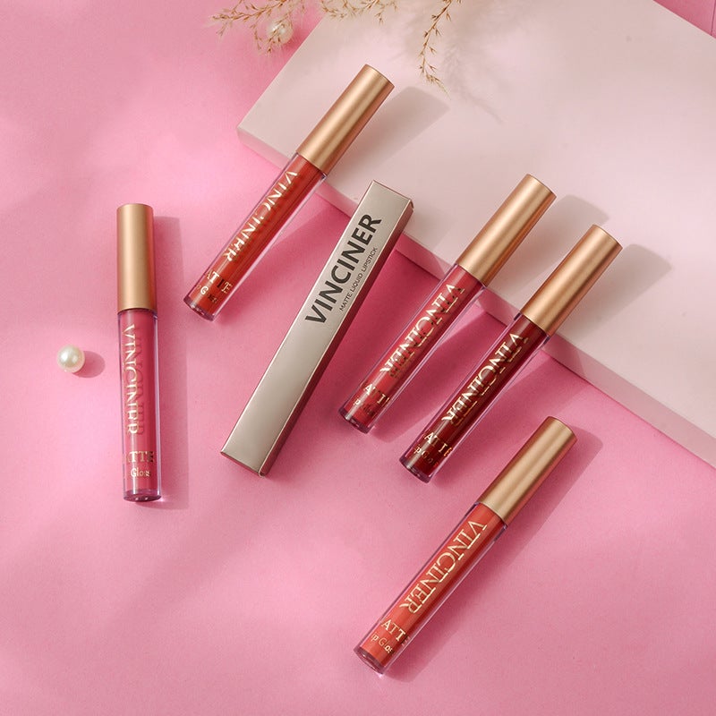 explosions 12 color lip glaze mist liquid lipstick waterproof matte non-stick Cup lasting lip gloss lip oil wholesale - Image 2
