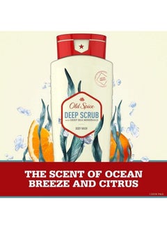 Old Spice Body Wash Deep Scrub With Deep Sea Minerals 16 Fl Oz 16 Oz  - Image 5