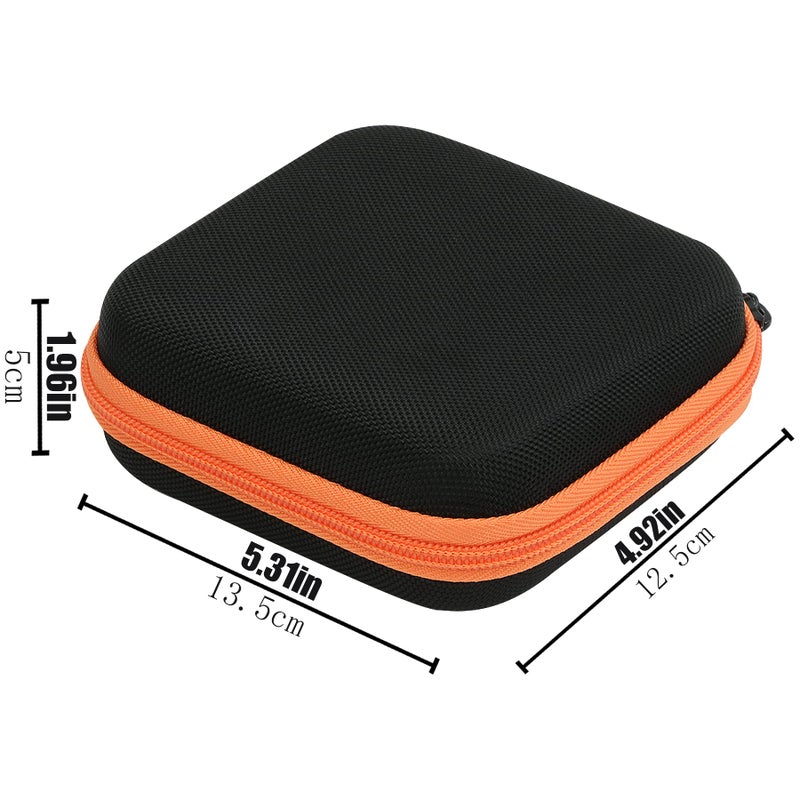 Aenllosi Aenllosi Hard Travel Case Replacement for SanDisk 250/500GB/1TB Extreme Portable External SSD SDSSDE60(Black&Orange,Only Case) - Image 4