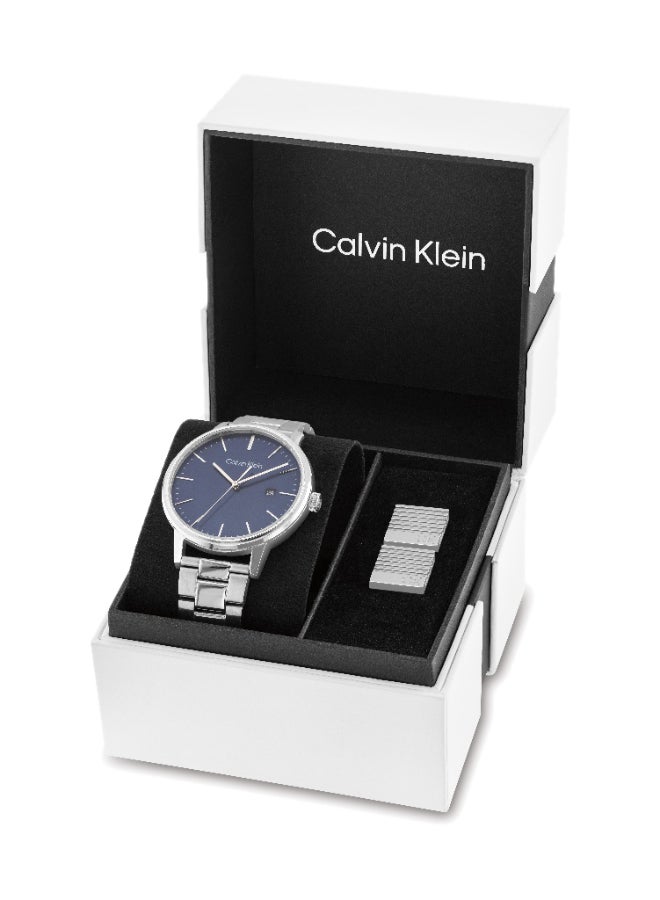 CALVIN KLEIN Men's Stainless Steel Wrist Watch 35700007 - Image 1