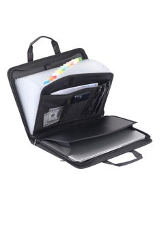 Accordion File Organizer, 13 Pocket Important Document Organizer Expanding File Folder with Zipper & Labels Multi-Pockets Paper Organizer Folder for Letter, A4, Receipts Securely Organize Documents