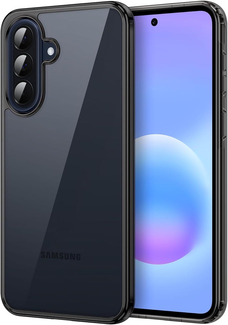 Jetech Case for Samsung Galaxy A57 5G, Non-Yellowing Shockproof Bumper Protective Phone Cover, Anti-Scratch Hard PC Back (Black) - Image 1