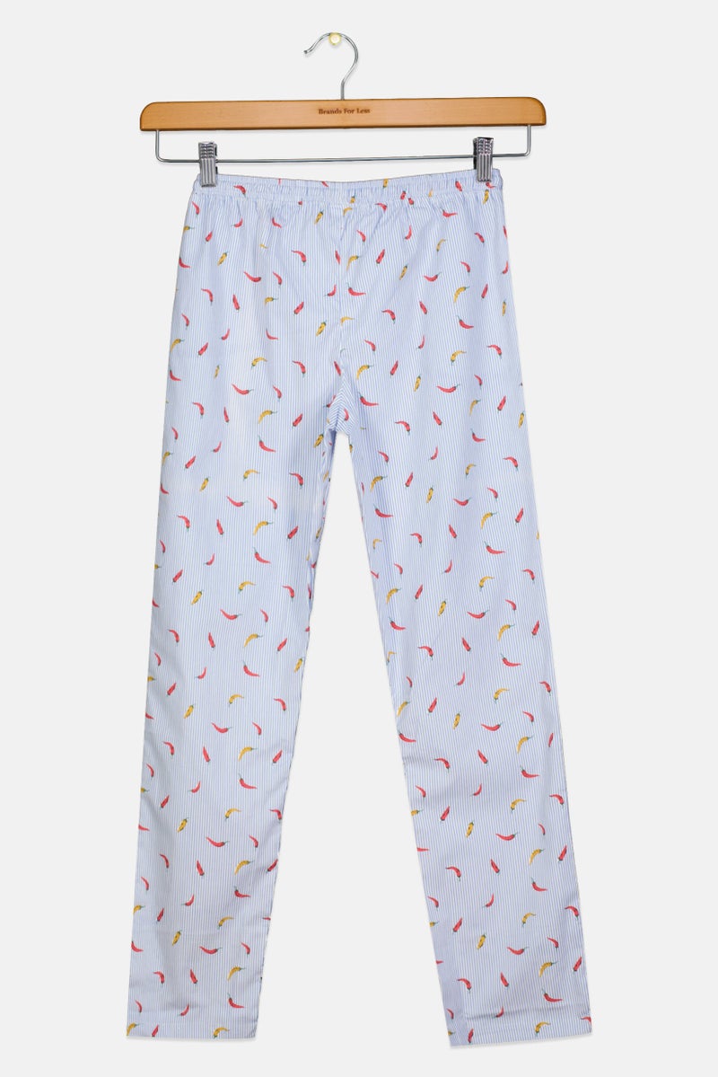 zivame Rosaline x Zivame Kids Girl Allover Print Drawstring Sleepwear Pyjamas, Allover Print - Image 2