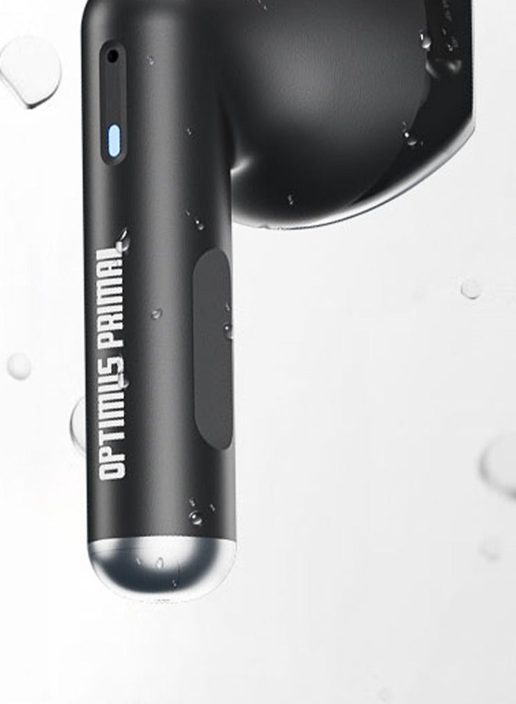 TRANSFORMERS TF-T28 Wireless Bluetooth Earphones, Noise Isolation, Fast Charging, 25H Battery, 30mAh Earbuds, For Gaming Calls and Music - Grey - Image 4