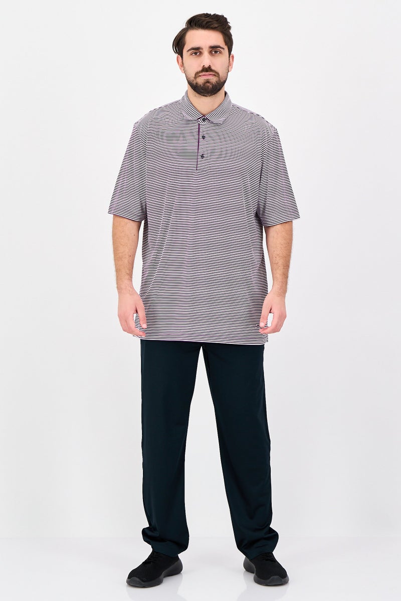 Greg Norman Men Sportswear Fit Short Sleeve Outdoor Polo Shirt, Multicolor - Image 4