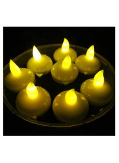 Alissa 24 Pieces Led Candles Light Battery-powered Flame Less Romantic Party Led Tea Light Outdoor Indoor Decorative Led Lantern Warm Lights (Yellow Light)  - Image 3