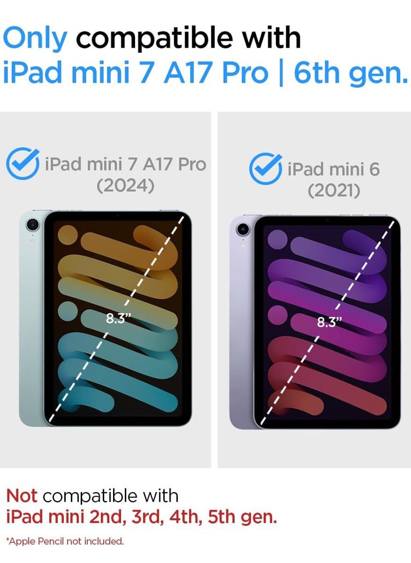 Spigen Liquid Air Folio for iPad Mini 7 (2024) / iPad Mini 6 (2021) case cover - Black  - Image 2