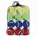 INSUM Tennis Balls for Dogs 12 Pack 20 Durable NonToxic Outdoor Dog Toys Balls with Mesh Bag SGS Certified Colorful Fetch Toys Small Breeds Non Squeaky - Image 3