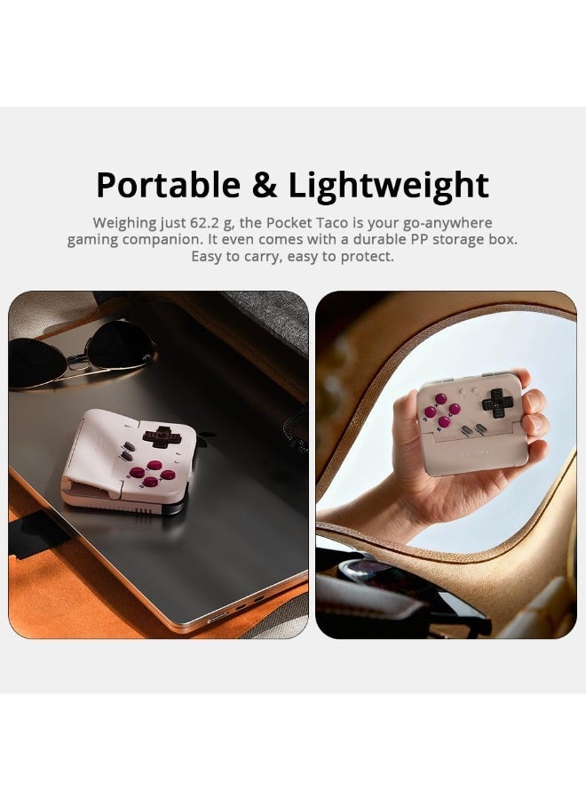 GameSir Pocket Taco Bluetooth Mobile Gaming Controller for Android & iPhone, Portable Wireless Gamepad, Retro Arcade Phone Controller, Pass-Through Charging, 600mAh Rechargeable Battery - Image 2