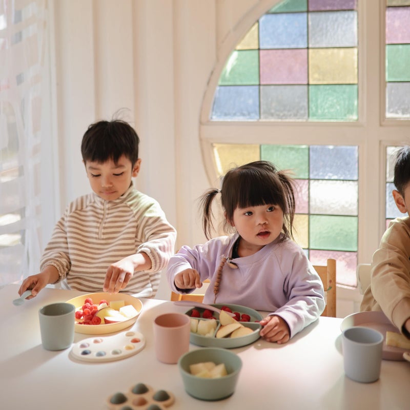 mushie Silicone Suction Plate | BPA-Free Non-Slip Design (Tradewinds) - Image 4