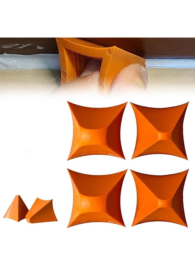 Peachjoy 2 Set (4 PCS) Silicone Seam Tool, 3-in-1 Reusable Caulk Finishing Applicator, Sealant Smoothing Tool with 4/6/10/16mm Tips for Seam Sealing and Caulking - Image 1