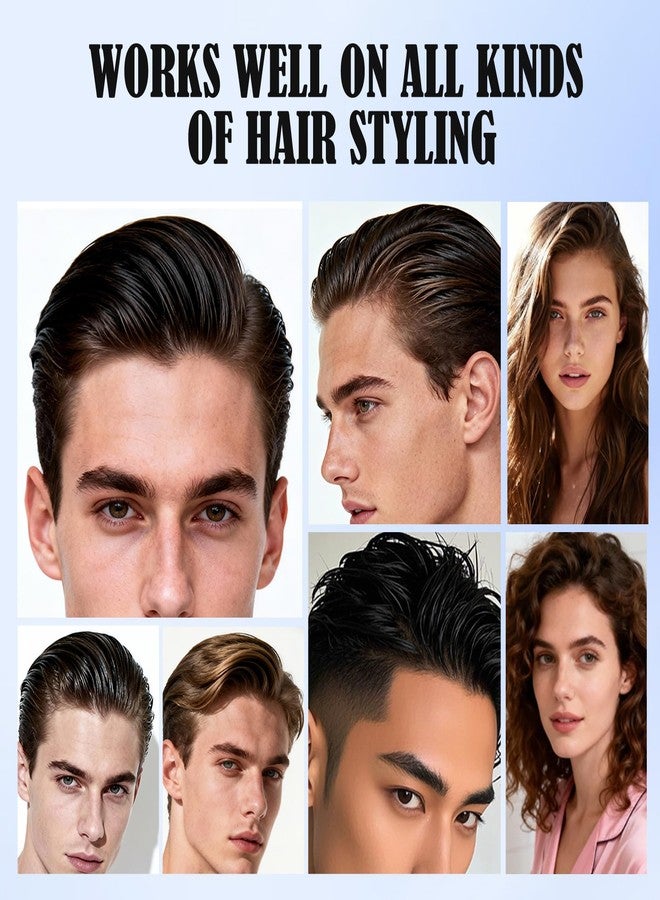 Gowwim 2 Pack Styling Comb Slicked-back Combs 3 in 1 Fish Tail Bone Shape Hair Wide for Salon Barbers - Image 5
