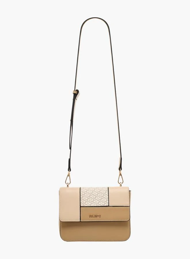 Celeste Colourblock Crossbody Bag with Adjustable Strap