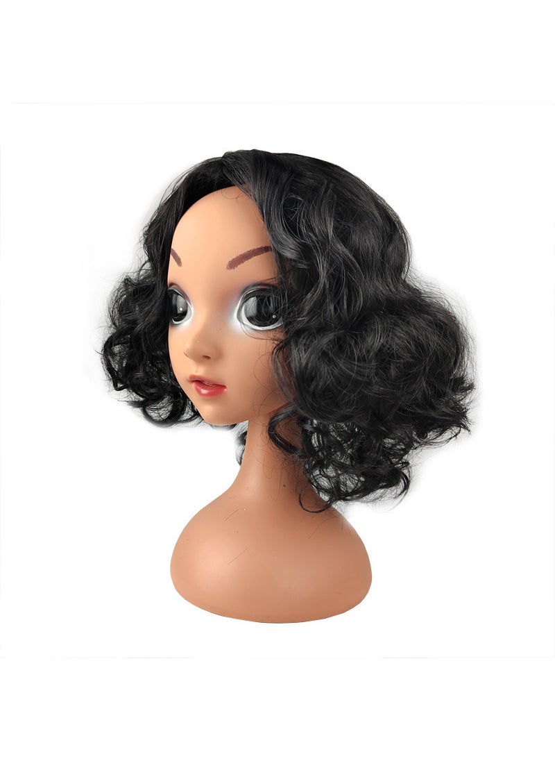 Generic Magic Full House mirabel Wig with Frame Headgear ENCANTO Dress Up Props Headwear mirabel Wig BRUNO BRUNO 