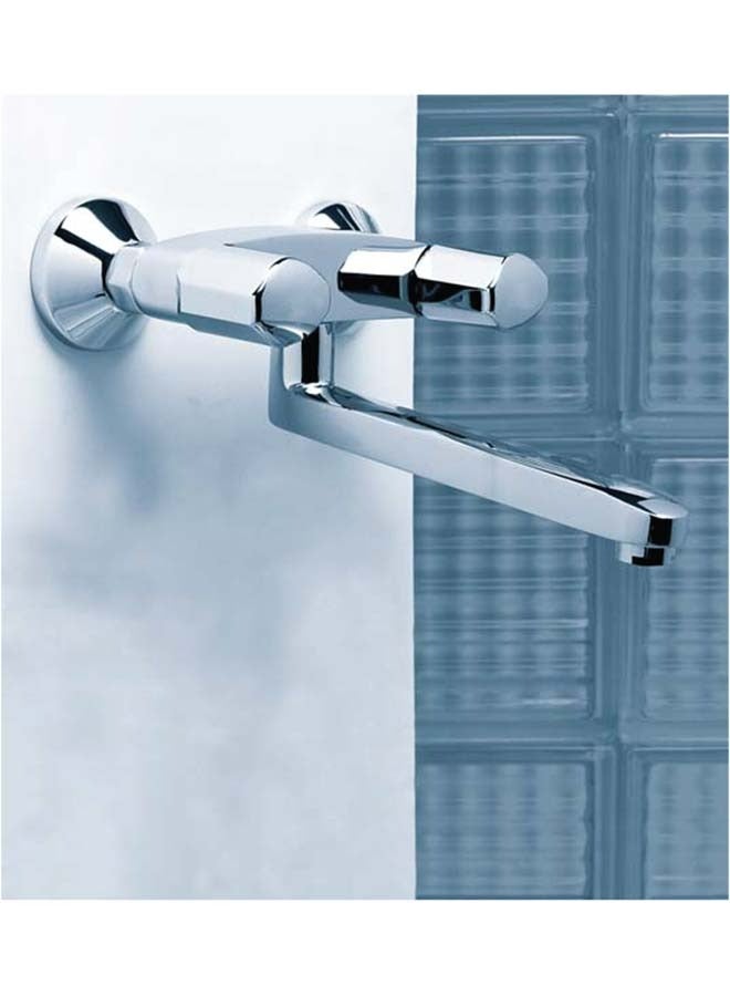Ideal Standard Kenora Plus Kitchen Wall Mount Mixer With Handles Chrome Ideal Standard  - Image 2