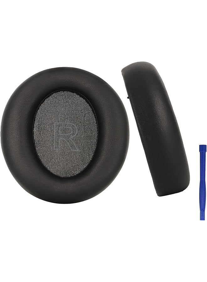 erorex Replacement Earpads Cushions Earmuffs For Soundcore Life Q30 Q35 Headphones With Soft Protein Skin And Memory Sponge Q30 Black  - Image 1