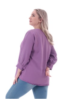 Women's plain blouse with long sleeves - pzsku/ZD35D4657A479F18556EEZ/45/1741007905/9071f1c5-0f8a-42e8-9ba9-4d2c890c900a