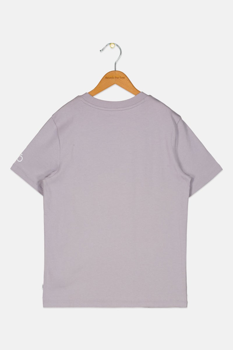 GAP تي شيرت بنات من ديزني × غاب بأكمام قصيرة وطباعة جرافيك، ليلك - Image 2