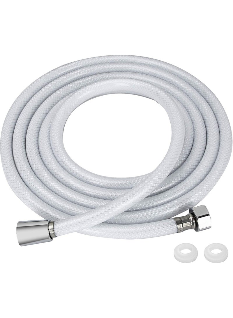 120cm Smooth PVC Bidet Hose – Universal Replacement Bidet  Pipe – Anti-Kink & Anti-Burst – Sleek Silver Finish – Easy to Install - Image 1
