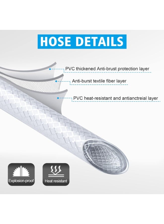120cm Smooth PVC Bidet Hose – Universal Replacement Bidet  Pipe – Anti-Kink & Anti-Burst – Sleek Silver Finish – Easy to Install - Image 4
