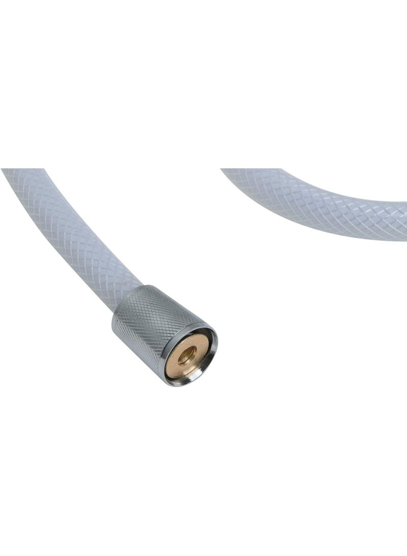 120cm Smooth PVC Bidet Hose – Universal Replacement Bidet  Pipe – Anti-Kink & Anti-Burst – Sleek Silver Finish – Easy to Install - Image 2