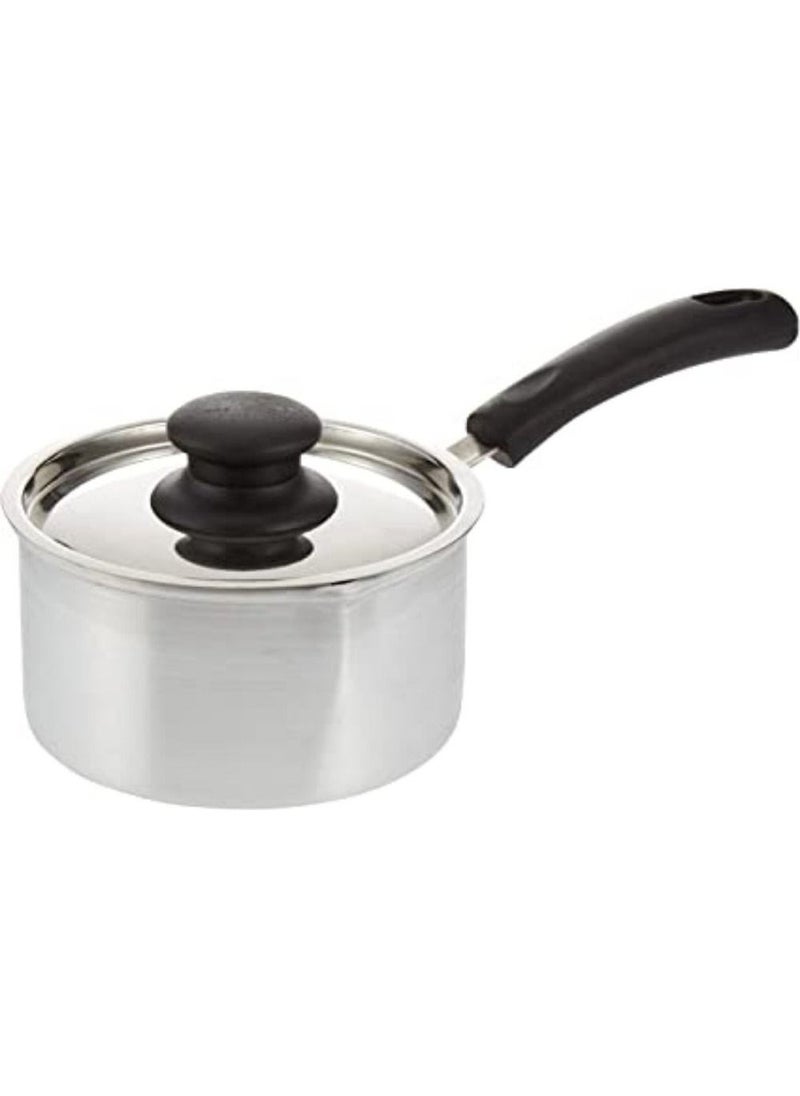 RAJ RAJ ALU SAUCEPAN W/ COVER MATT FINISH (RAJ)(RKSP06) 