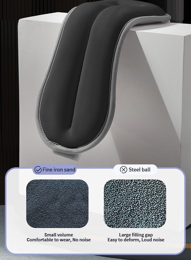 Amyup مجموعة أوزان قابلة للتعديل للكاحل والمعصم - زوج بوزن 2.2 رطل لتدريب الساق/الذراع، واليوغا، واللياقة البدنية - حزام من النيوبرين مع إغلاق آمن - Image 3