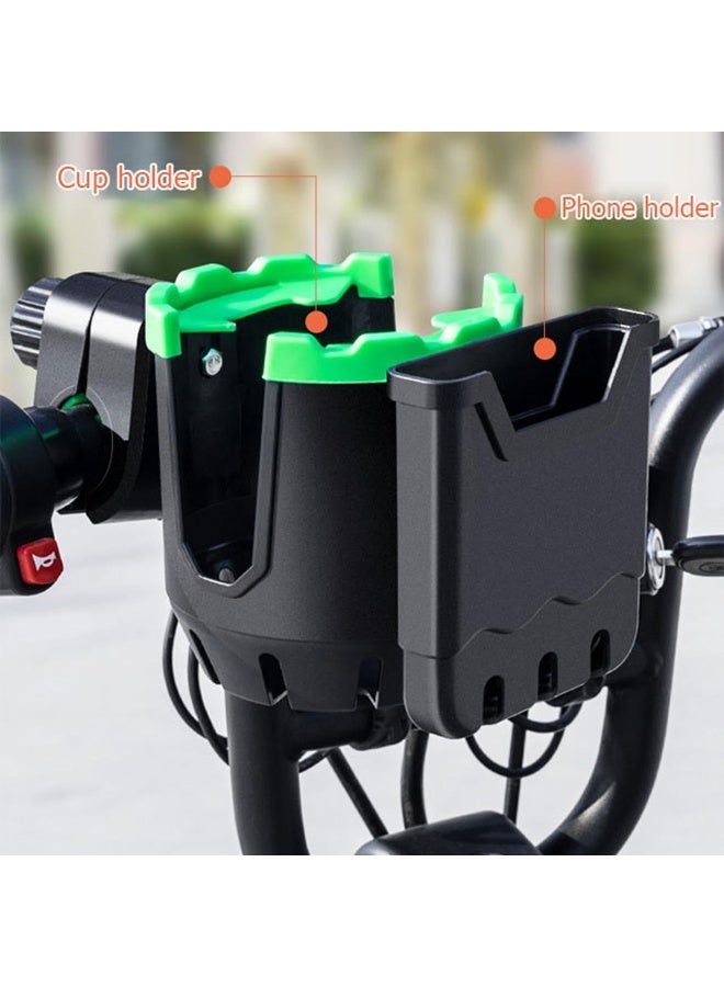 Miila Spain 2-In-1 Universal Cup Holder With Phone Holder, Anti-Slip Pad And Adjustable Holder -Black - Image 4