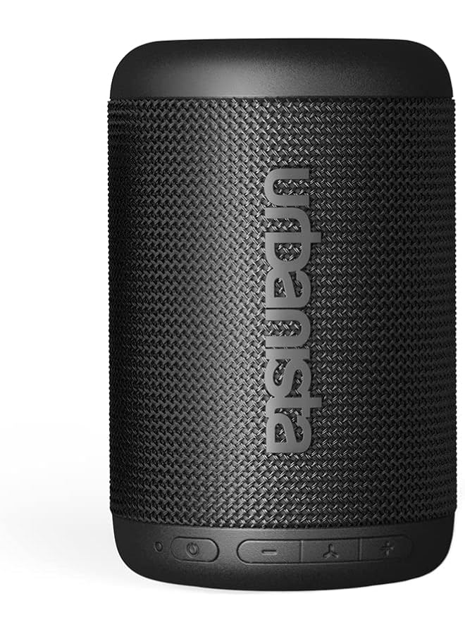 erorex Memphis Wireless Bluetooth Speaker Portable Speaker Water Resistant Ipx5 Rating 12H Playtime Button Control Bluetooth 5.2 Dual Pairing Loud Speaker Stereo Sound Outdoor Speakers Black - Image 1