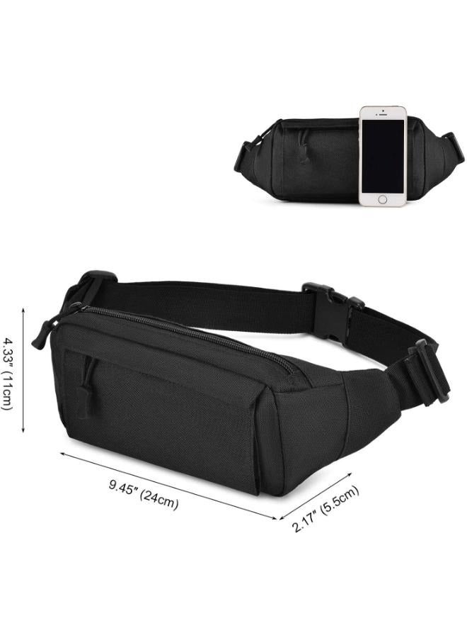 حقيبة خصر وحزام نقود وحقيبة خصر للاستخدام اليومي والسفر والمشي لمسافات طويلة والتسلق والجري - Image 2