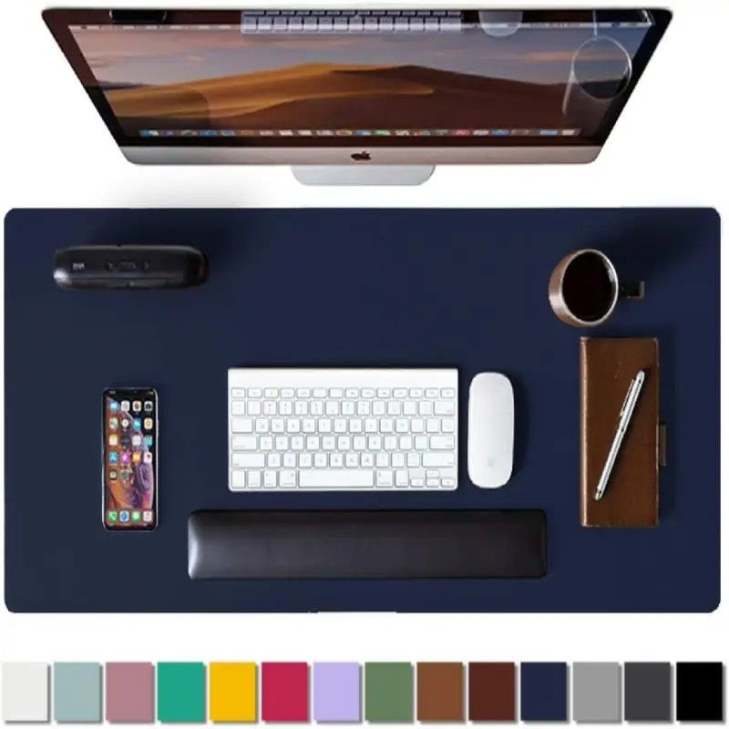 Y&D XL XXL XXXL Office Desk Pad Non-Slip PU Leather Desk Mat Blotter for Laptop Keyboard - Large Anti-Slip Desk Writing Pad Protector - Image 2