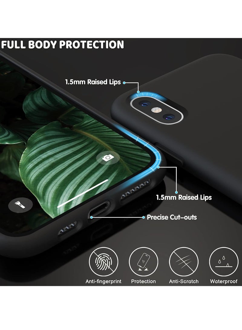 JOMILA Case for iPhone X/iPhone Xs Case Liquid Silicone Gel Rubber Phone Case,iPhone X/iPhone Xs 5.8 Inch Full Body Slim Soft Microfiber Lining Protective Case - Image 4