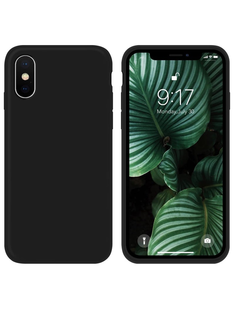 JOMILA Case for iPhone X/iPhone Xs Case Liquid Silicone Gel Rubber Phone Case,iPhone X/iPhone Xs 5.8 Inch Full Body Slim Soft Microfiber Lining Protective Case - Image 1