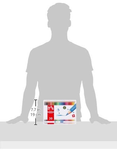 Caran d'Ache Fancolor Color Pencils, 30 Colors - Image 2