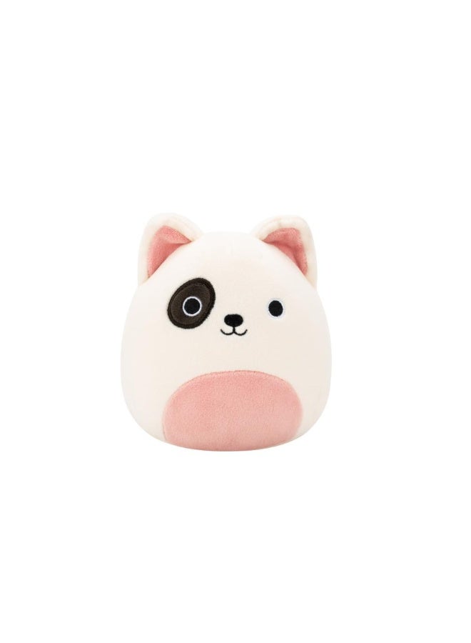 Squishmallows SQCR - Little Plush (5" Squishmallows) (Charlie - White Bull Terrier) - Image 1