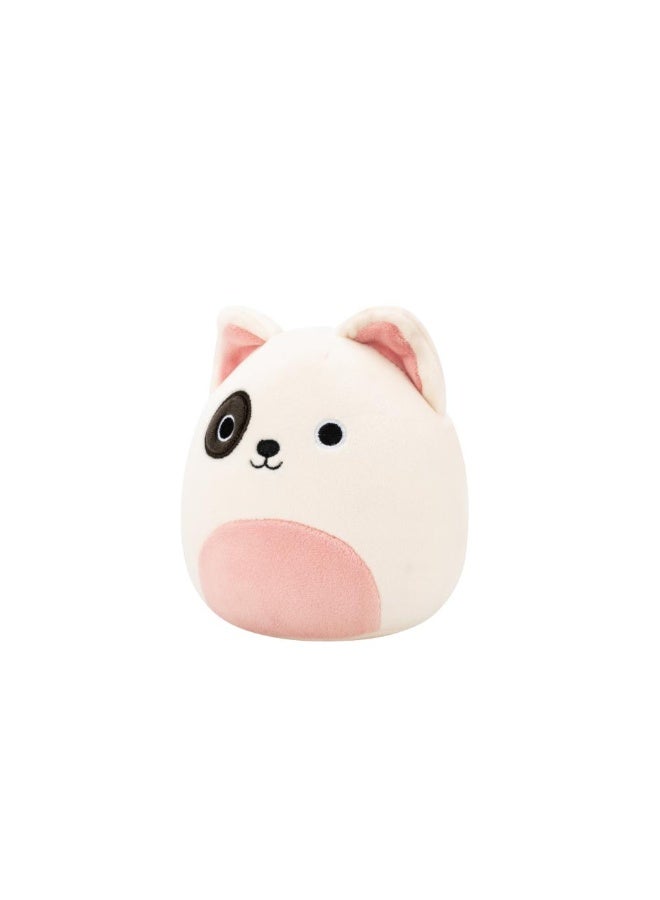 Squishmallows SQCR - Little Plush (5" Squishmallows) (Charlie - White Bull Terrier) - Image 2
