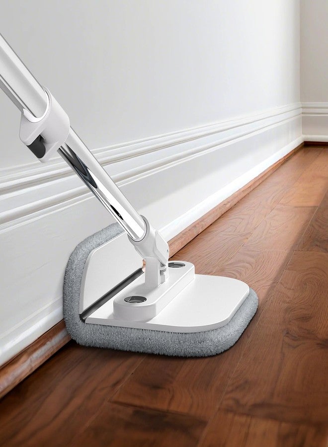 BOMIDI مجموعة ممسحة ودلو، ممسحة دوارة سهلة الاستخدام مع نظام مياه قذرة منفصل، ممسحات تنظيف عميق للأرضيات، ممسحات متعددة الاستخدامات للجدران - Image 2