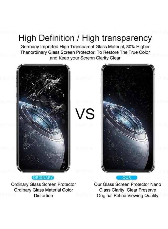 erorex 2 Plus 2 Compatible With Infinix GT20 Pro 5G Screen Protector With Camera Lens Protector 9H Tempered Glass Film Hd Clear Anti Scratch Bubble Free - Image 4