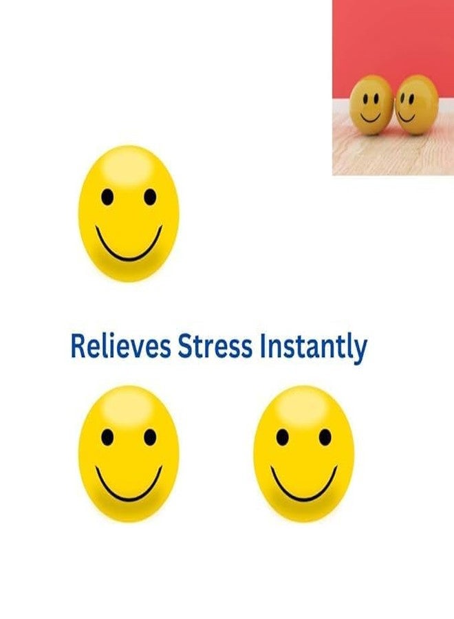 Skygold Smiley Soft Ball for Baby, Girls, Kids & Adults | Stress Relief & Play Toy | Soft, Lightweight & Safe | Indoor & Outdoor Fun (Yellow, Pack of 12) - Image 5