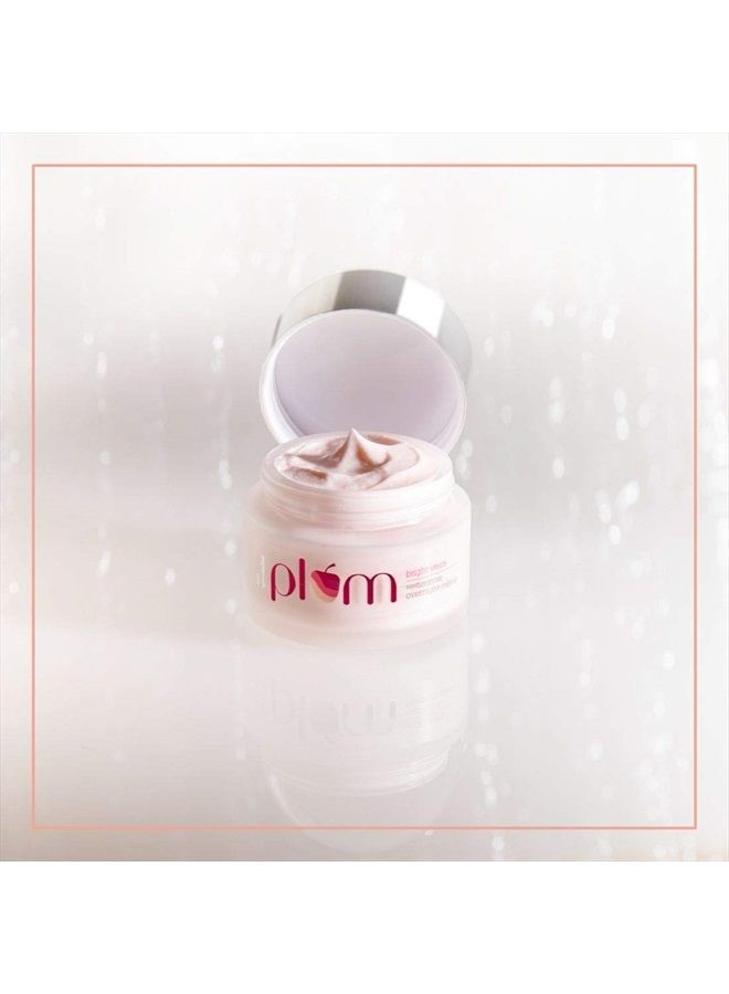 Plum Skin Renewing Night Face Cream, Overnight Cream for Dry and Aging Skin, Gentle for Sensitive Skin, Shea Butter, Hyaluronic Acid Cream for Face, Ultra Hydrating, Cruelty Free for Women 1.7 Fl Oz - Image 2