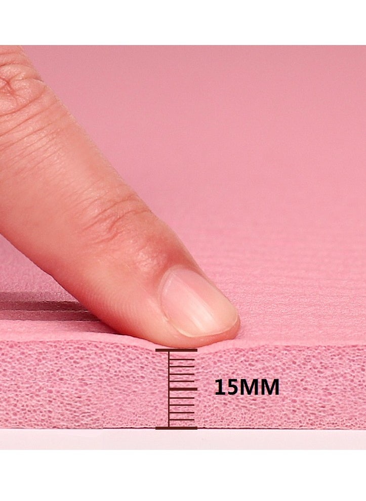Generic Anti-Tear 15MM Ultra-Thick Yoga Mat Exercise Mat With Carrying Strap  - Image 2