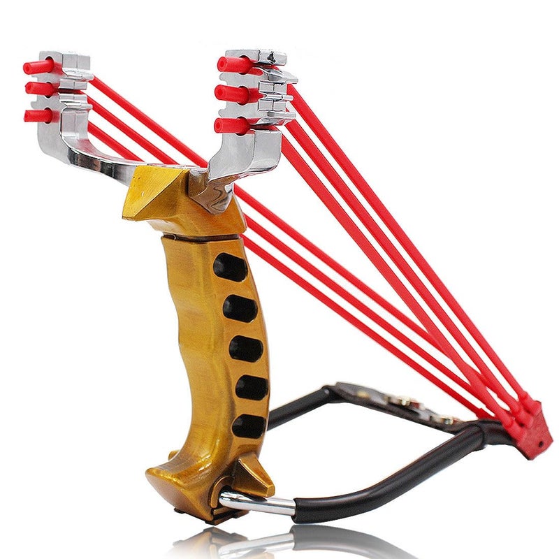 Marksman ® مجموعة قاذف الصيد المعدني العلوي جولي (مجموعة الصيد الذهبية BL25S لليد اليسرى مع الحامل) - Image 3