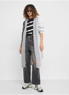 ONLY Colorblock Tie Detail Cardigan  - Image 1